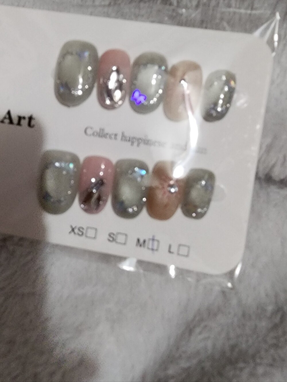 Size Medium Press On Nails